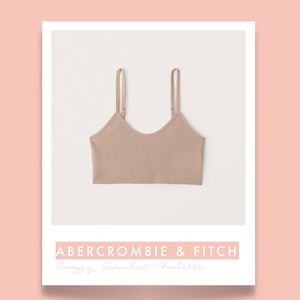 ABERCROMBIE & FITCH - Strappy Seamless Scoopneck Bralette - NWT